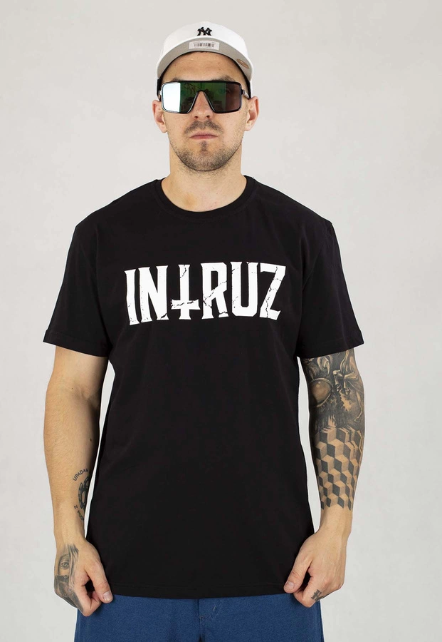 T-shirt Intruz Lokalny Klasyk czarny