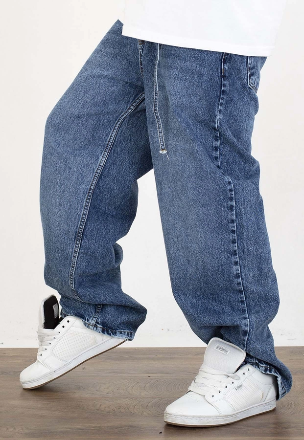 Spodnie I8 Denim BAG80 Baggy medium blue