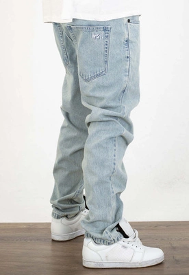 Spodnie Mass Tapered Fit Signature 2.0 jasne niebieskie