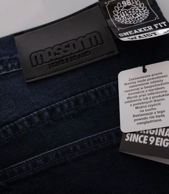 Mass-Base Jogger Jeans Spodnie Dark Blue