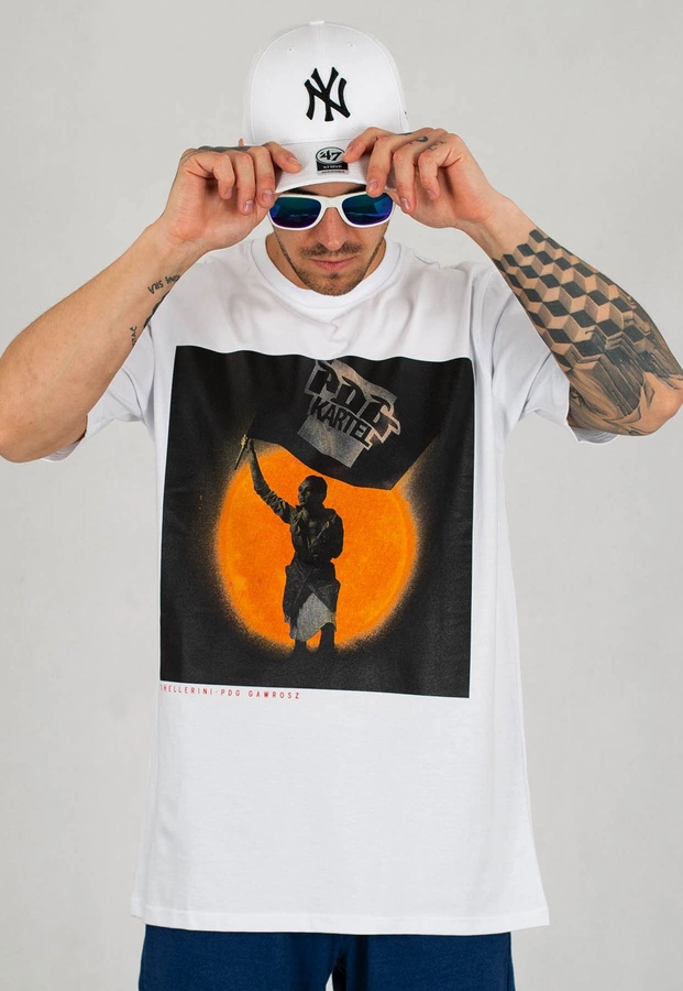 T-shirt Gawrosz Kartel biały