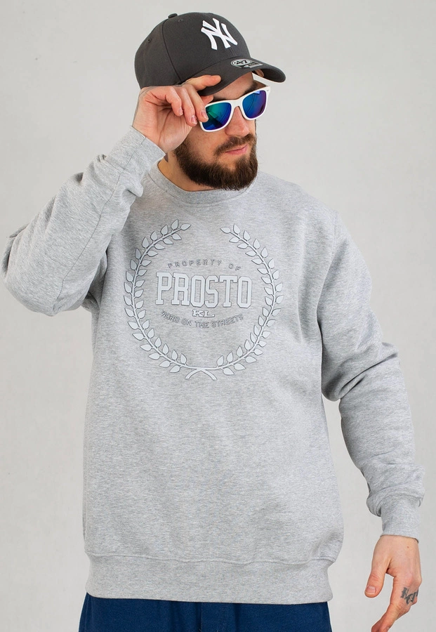 Bluza Prosto Crewneck Property szara