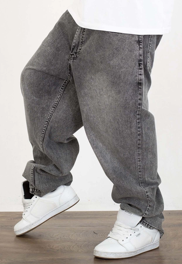 Spodnie Lucky Dice Baggy LD Clothing grey jeans