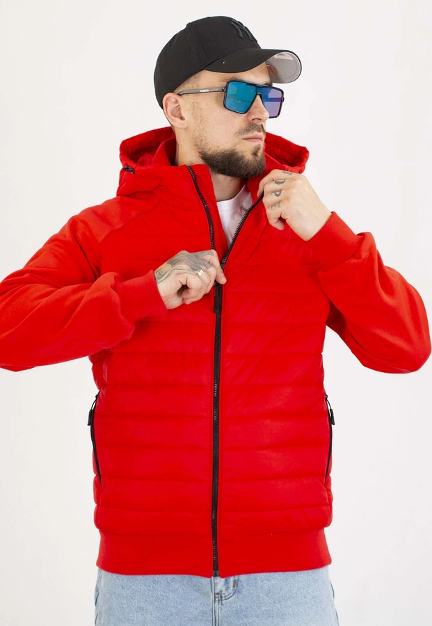 Kurtka Pit Bull Hybrydowa Przejściowa Palomar fluo red