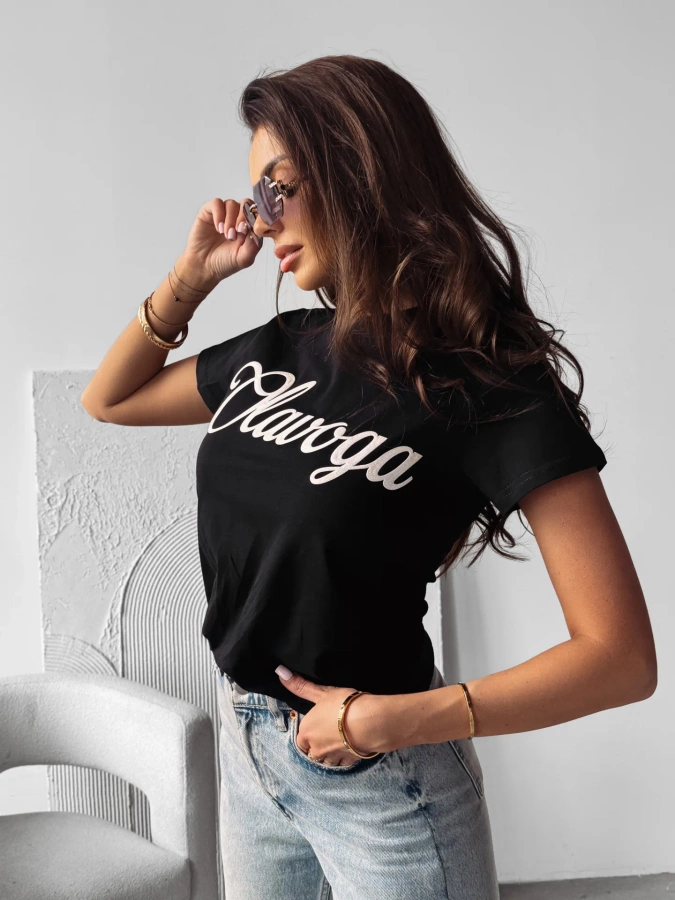 T-Shirt Olavoga Luxe czarny