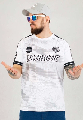 T-shirt Patriotic Football Line biały