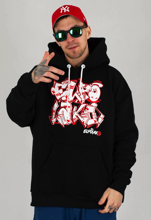 Bluza El Polako Baggy Graffiti czarna