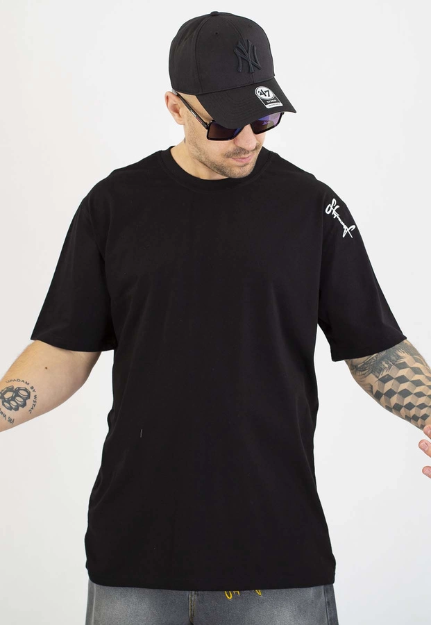 T-shirt Stoprocent Haftbark czarno biały