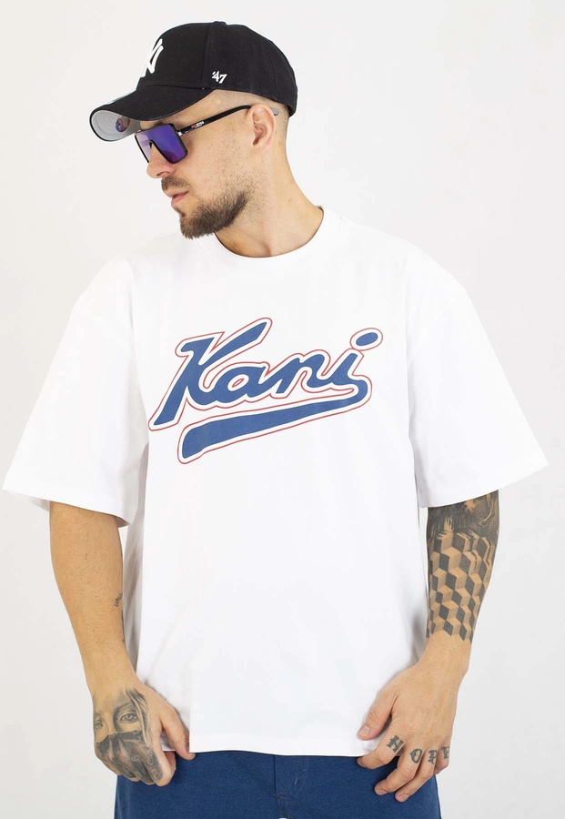 T-shirt Karl Kani Varsity Print PD00007515 biały