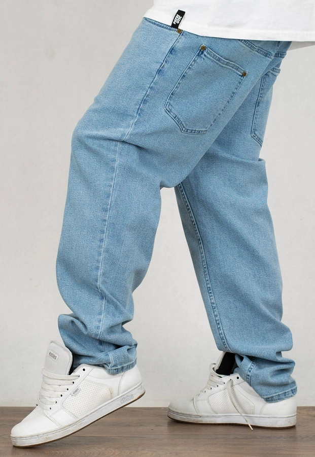 Spodnie Prosto Baggy Oyeah light blue jeans