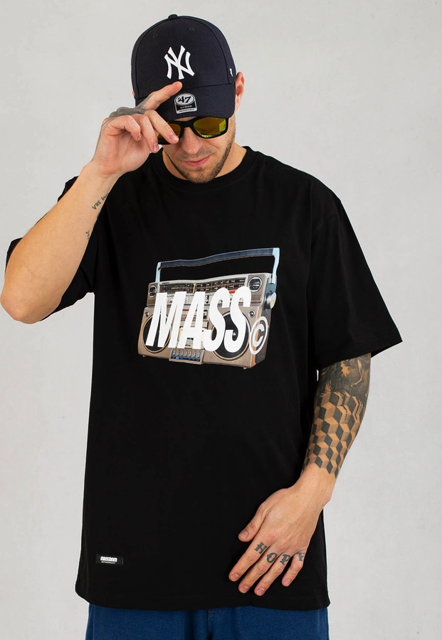 T-shirt Mass FM czarny