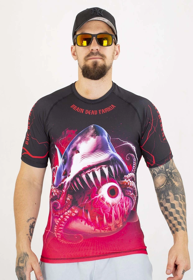 T-shirt Brain Dead Familia Shark Rashguard 