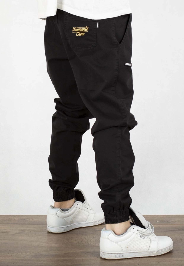 Spodnie Diamante Wear Jogger Unisex Crew Classic czarno złote