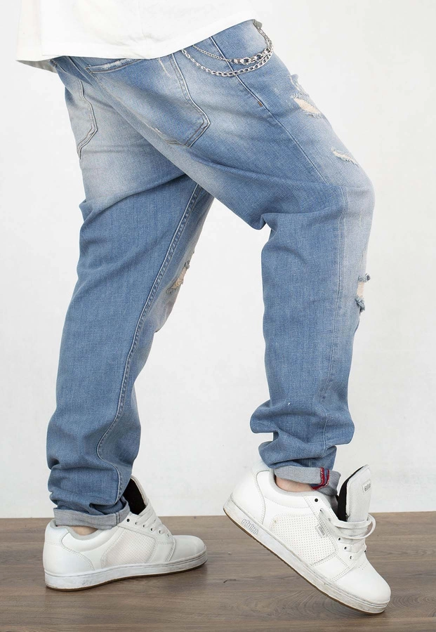 Spodnie I8 Denim BOY47 light blue