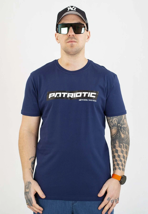 T-shirt Patriotic P-Modern granatowy