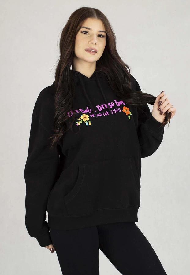 Bluza Pit Bull Z Kapturem Oversize Happy-Pit czarna