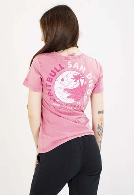 T-Shirt Pit Bull Planet Surf 190 washed pink