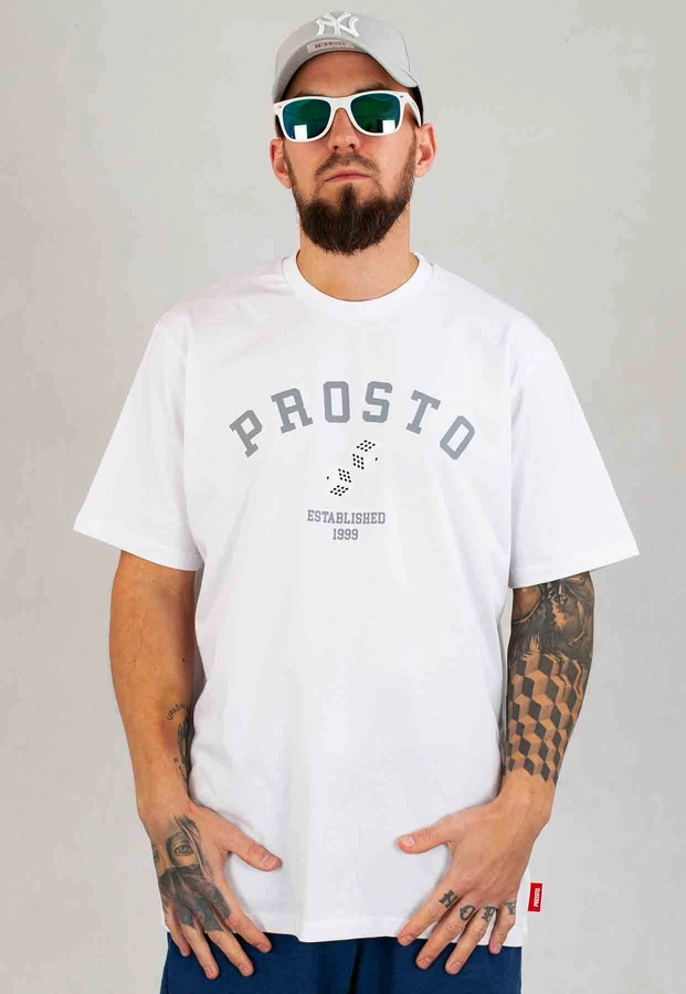 T-shirt Prosto Dice biały