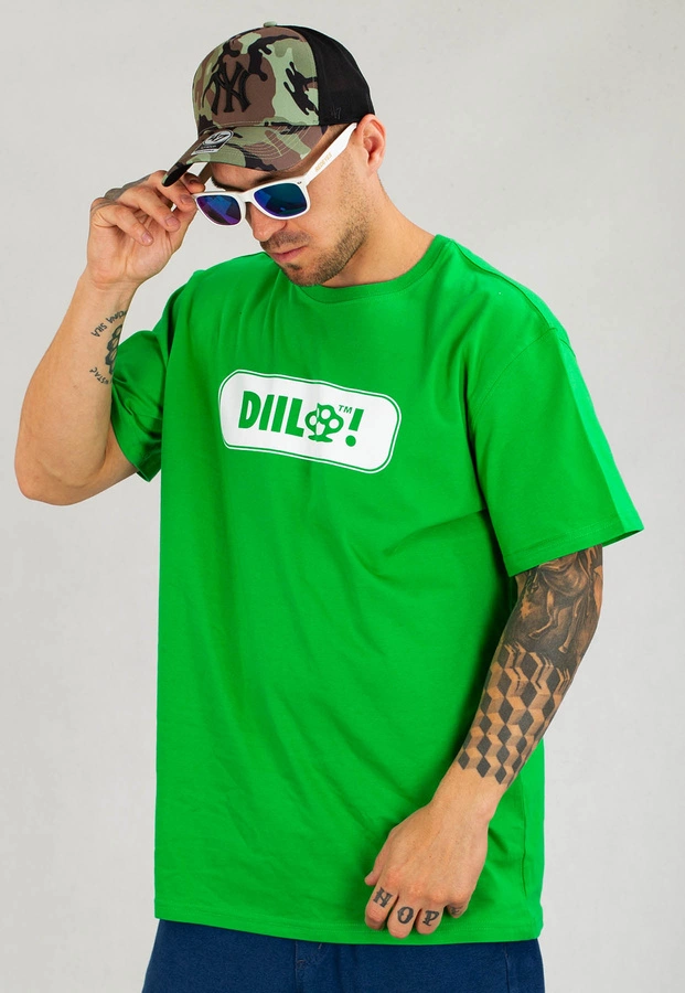 T-shirt Diil Frame zielony