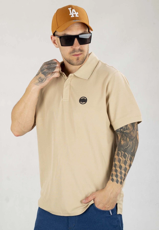 T-shirt Polo Pit Bull Pique Rockey beżowy