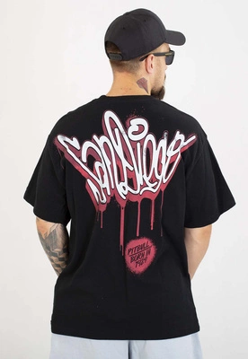 T-shirt Pit Bull Loose Fit Graffiti 210 black