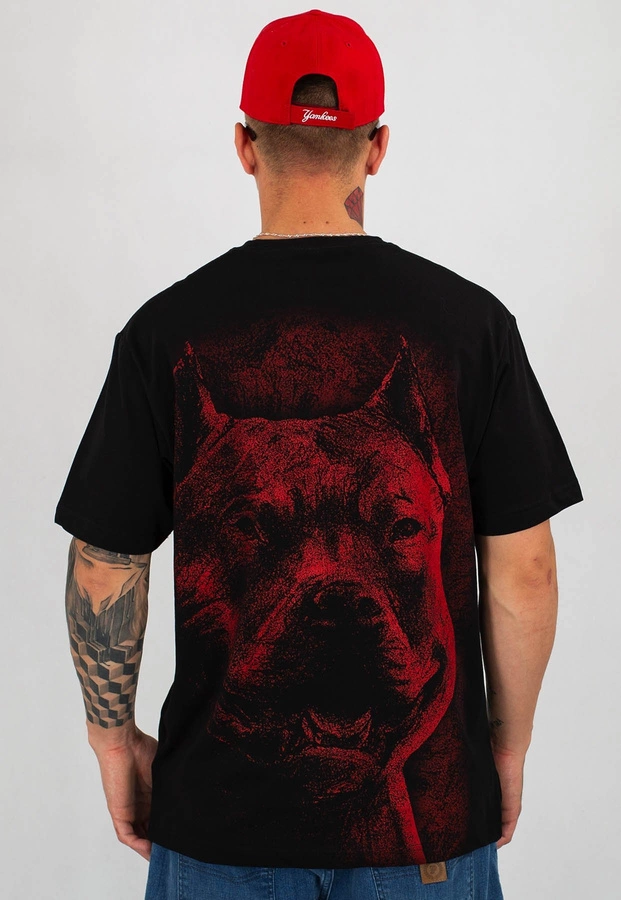 T-shirt Pit Bull Red Nose 2019 czarny