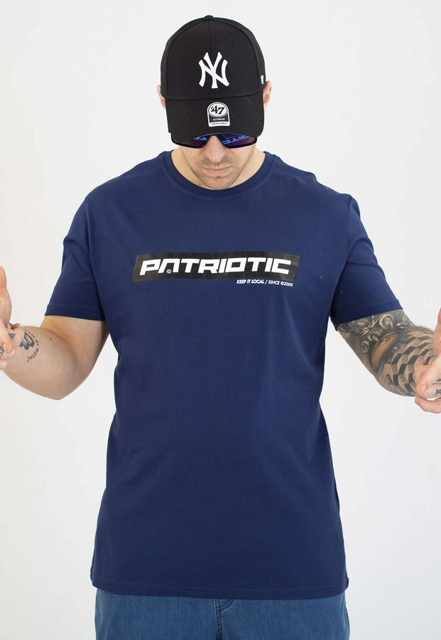 T-shirt Patriotic P-Modern granatowy