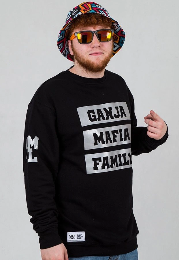 Bluza Ganja Mafia Klasyk GM Fam czarna