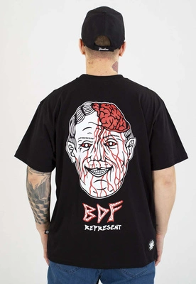 T-shirt Brain Dead Familia Life Is Pain czarny