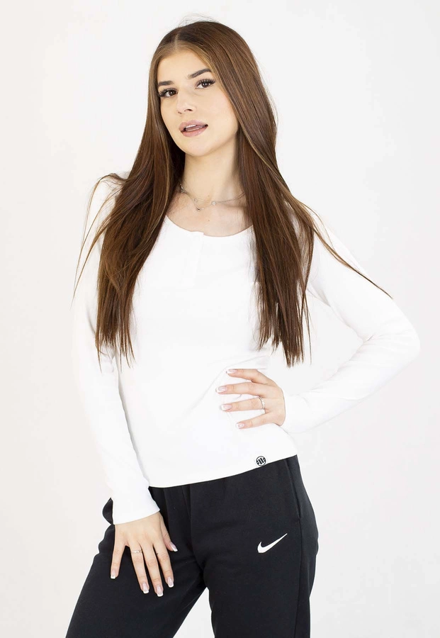 Longsleeve Pit Bull RIB 300 white