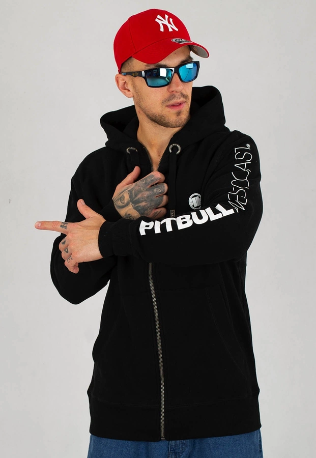 Bluza Pit Bull Zip Sleeve TNT czarna