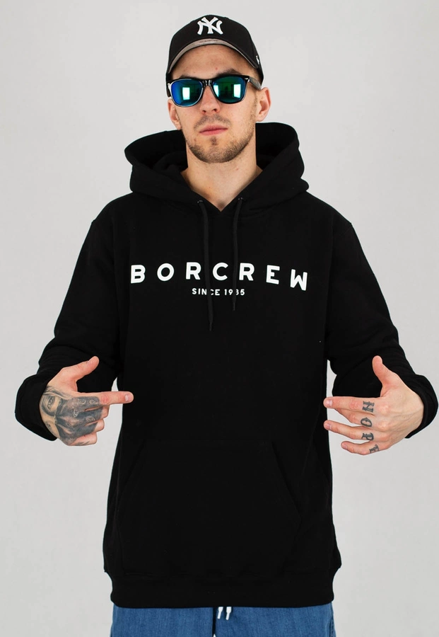 Bluza B.O.R. Biuro Ochrony Rapu Borcrew czarna