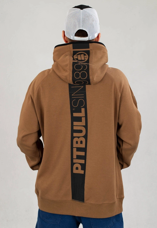 Bluza Pit Bull Hooded Zip Hermes brązowa