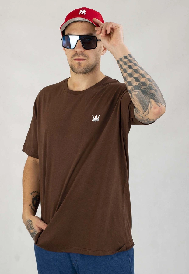 T-shirt Jigga Wear Mini Crown 3- Pak brązowa beżowa zielona