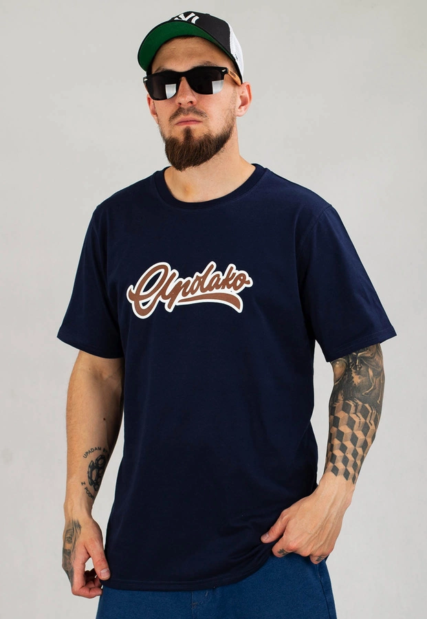 T-shirt El Polako Classic Outline granatowy