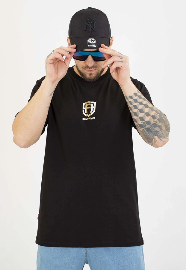 T-shirt Street Autonomy Roach czarno złoty