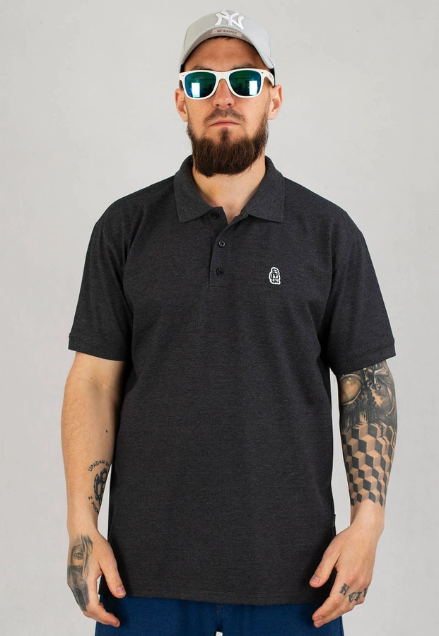 T-shirt Polo Tabasko grafitowy