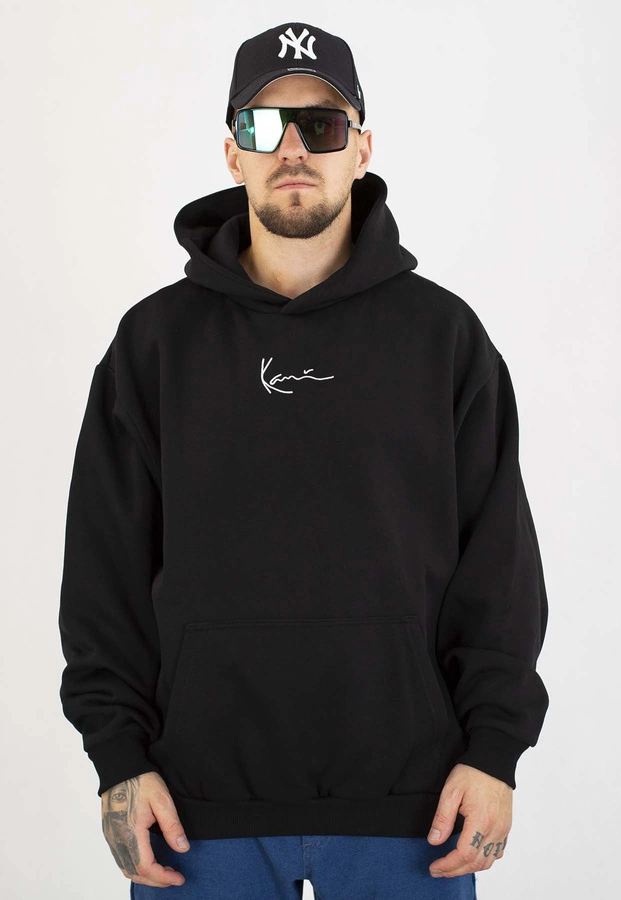 Bluza Karl Kani Z kapturem Small Signature Essential OS 60210111 czarna