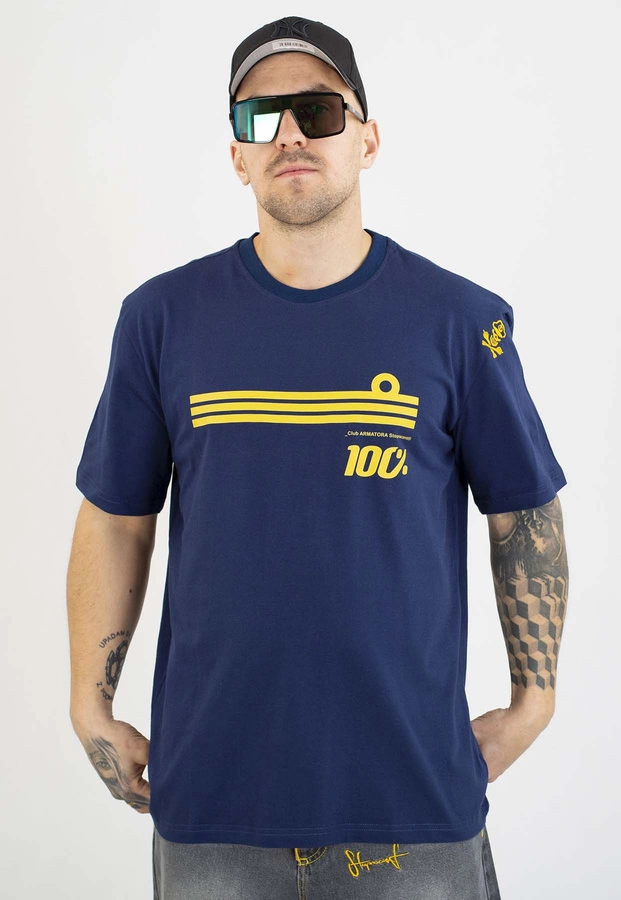 T-shirt Stoprocent Armator Porucznik granatowy