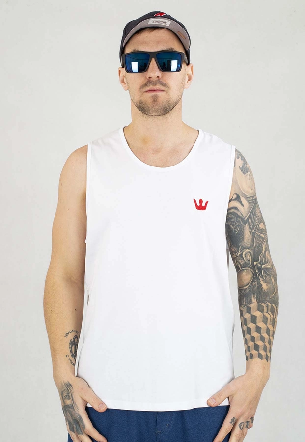 Tank Jigga Wear Simple Crown biały