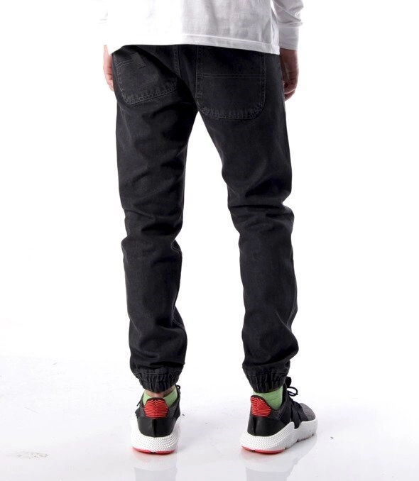 Mass-Base Jogger Jeans Spodnie Black Rinse