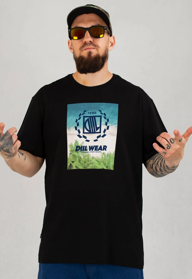 T-shirt Diil Island czarny