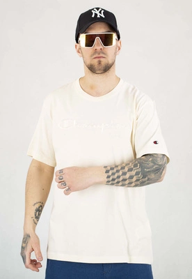 T-shirt Champion 220273 beżowy