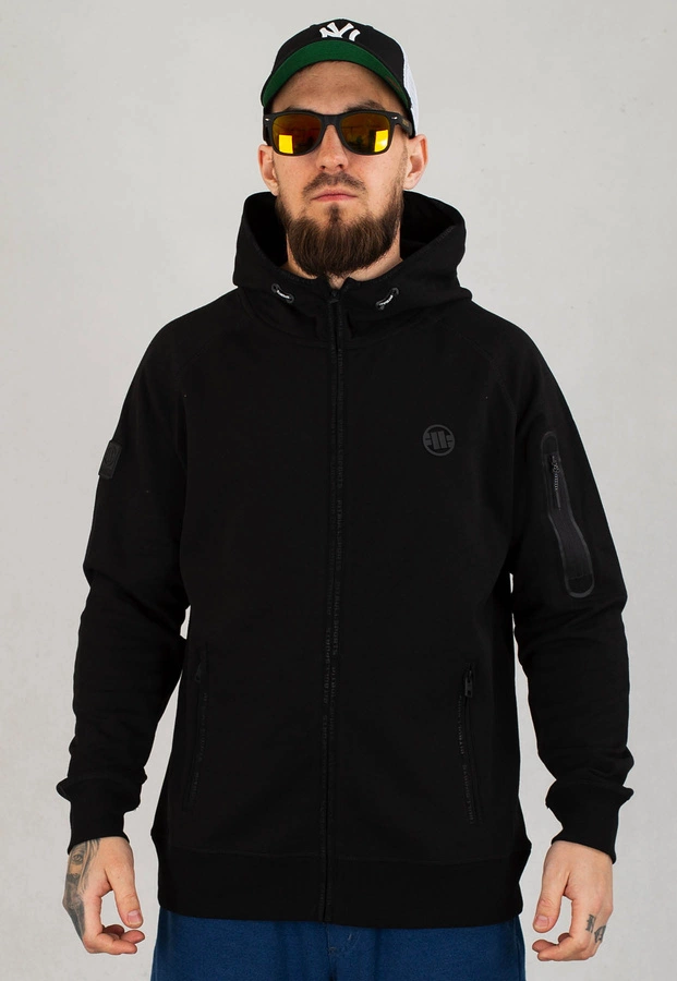 Bluza Pit Bull Hooded Zip Hermes czarna