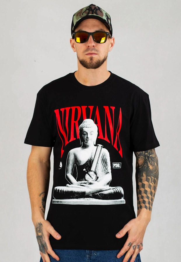 T-shirt Dudek P56 Nirvana Budda czarny