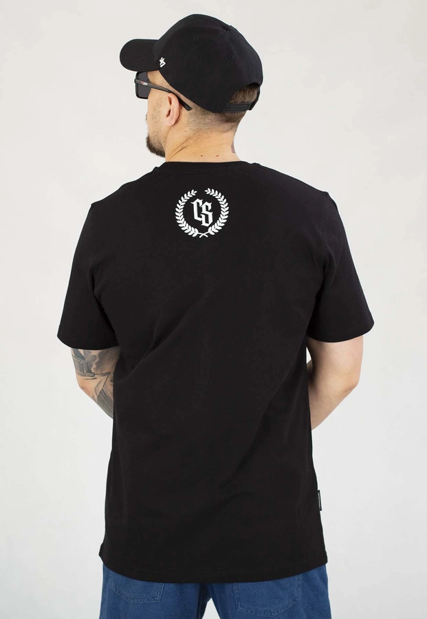 T-shirt Ciemna Strefa Laur czarno biały