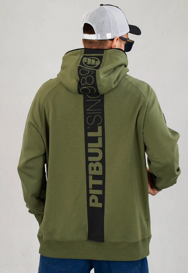 Bluza Pit Bull Hooded Zip Hermes oliwkowa