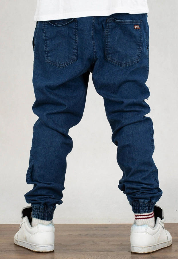 Spodnie Dudek P56 Jogger Jeans AMH niebieskie