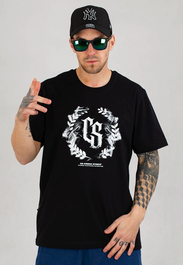 T-shirt Ciemna Strefa CS Laur Smoke czarny