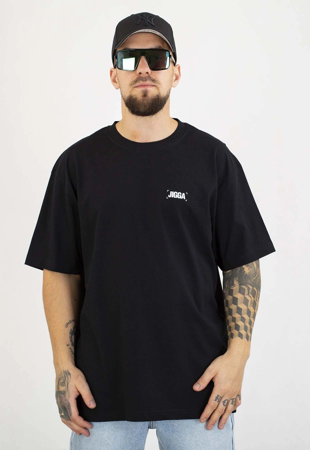 T-shirt Jigga Wear Baggy Moon czarny